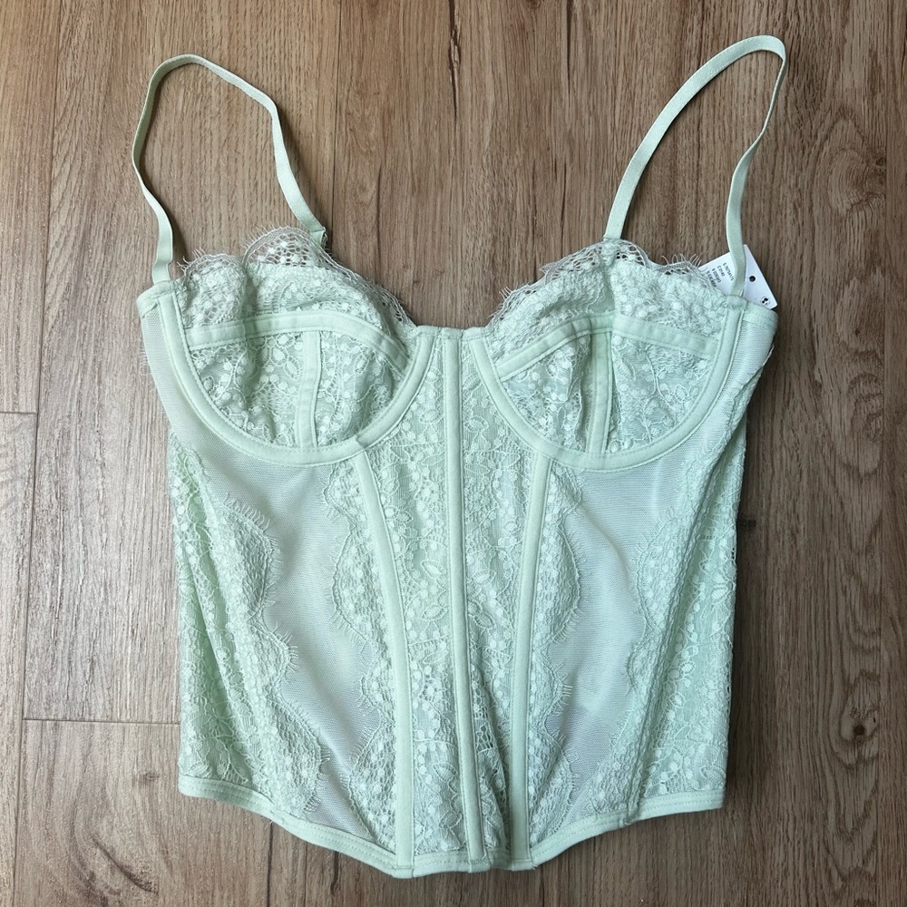 Urban outfitters green corset